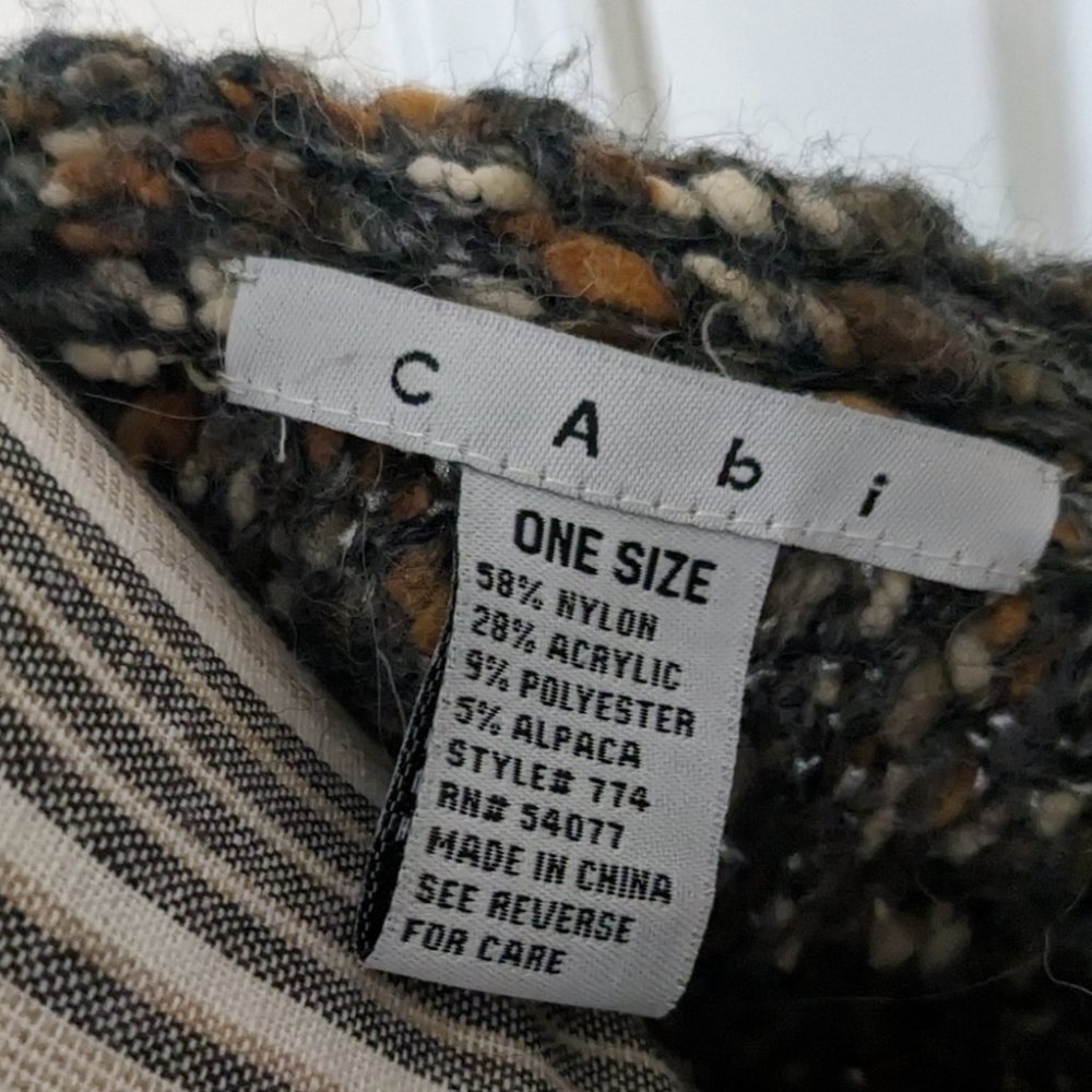 Vintage CAbi chunky poncho warmth - Picture 5 of 6